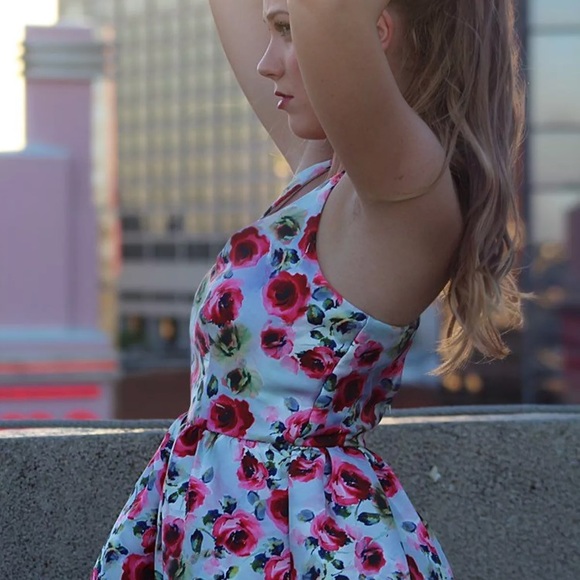 Formal Floral Dress - Picture 4 of 4